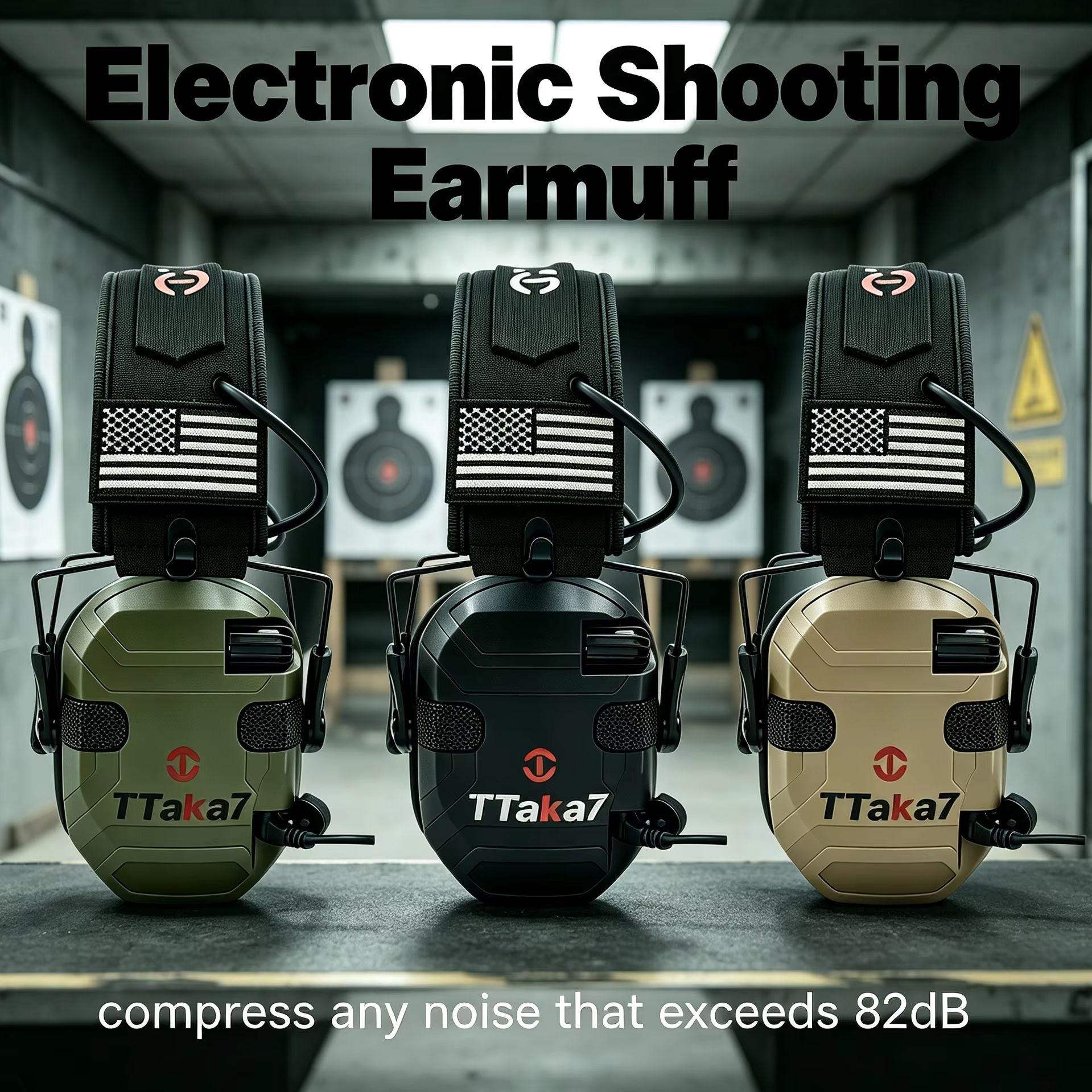 Ear Muff Foldable - Casing Earmuff Lipat Elektronik Taktis Baru