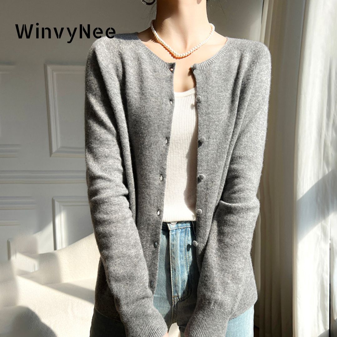 Winter Clothing Trends - WinvyNee 2024 tren baru kardigan wol