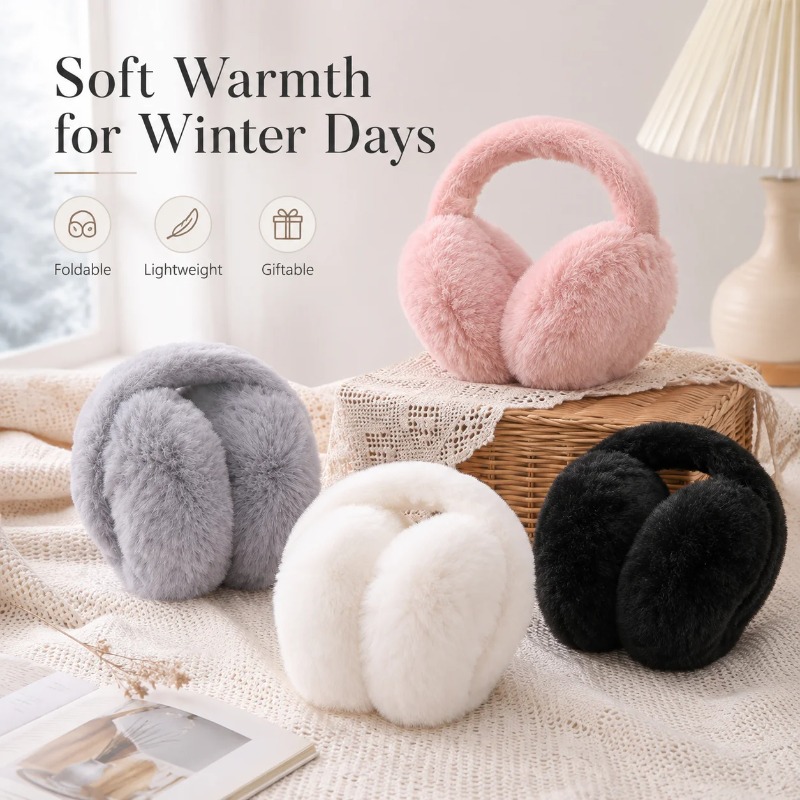 Ear Muff Foldable - Penutup Telinga Musim Dingin Berbahan Lembut