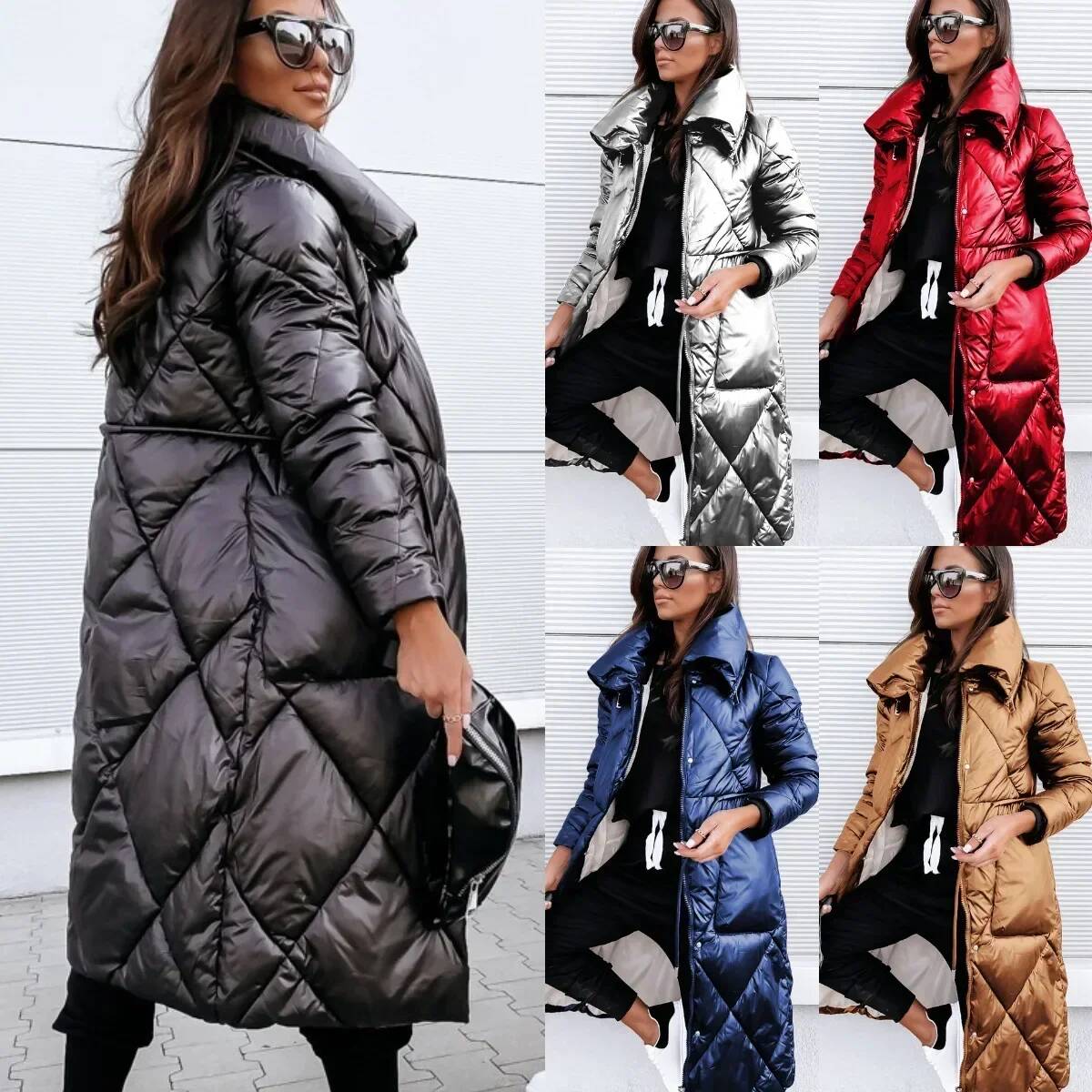 Winter Clothing Taiwan - Jaket Wanita Model Lapel Baru, Bahan
