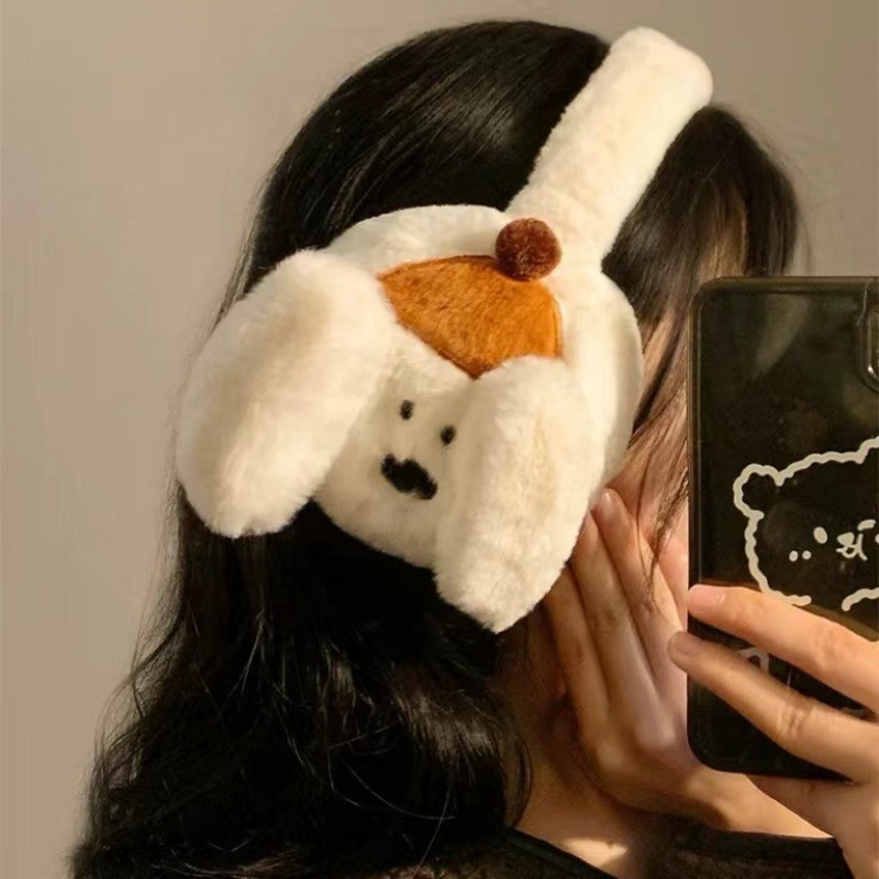 Winter Clothing Earmuffs - Penutup Telinga Anak Anjing Kartun Lucu