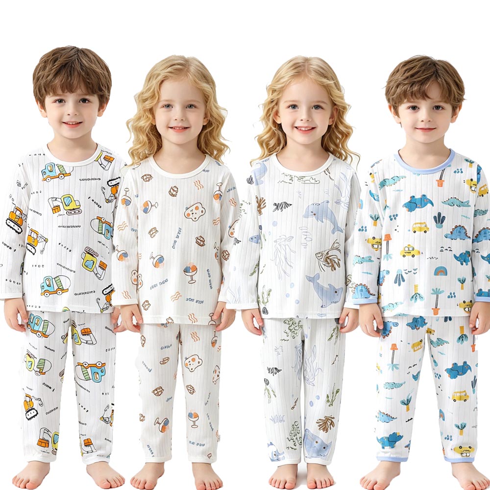 Winter Clothing Toddler - Set Piyama Bayi Katun Piyama Anak