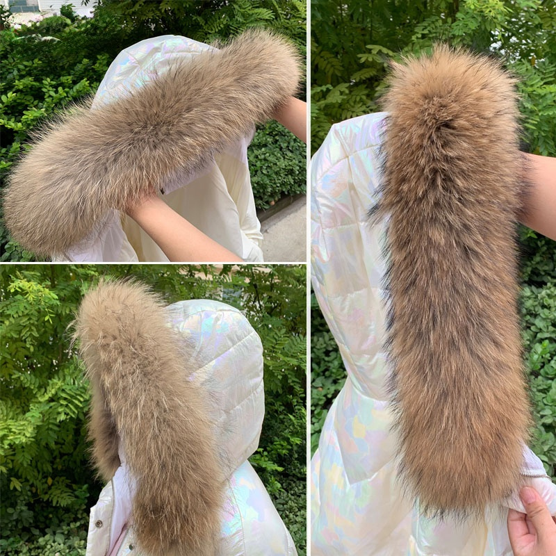 Winter Clothing Ideas - Kerah bulu asli untuk mantel parka