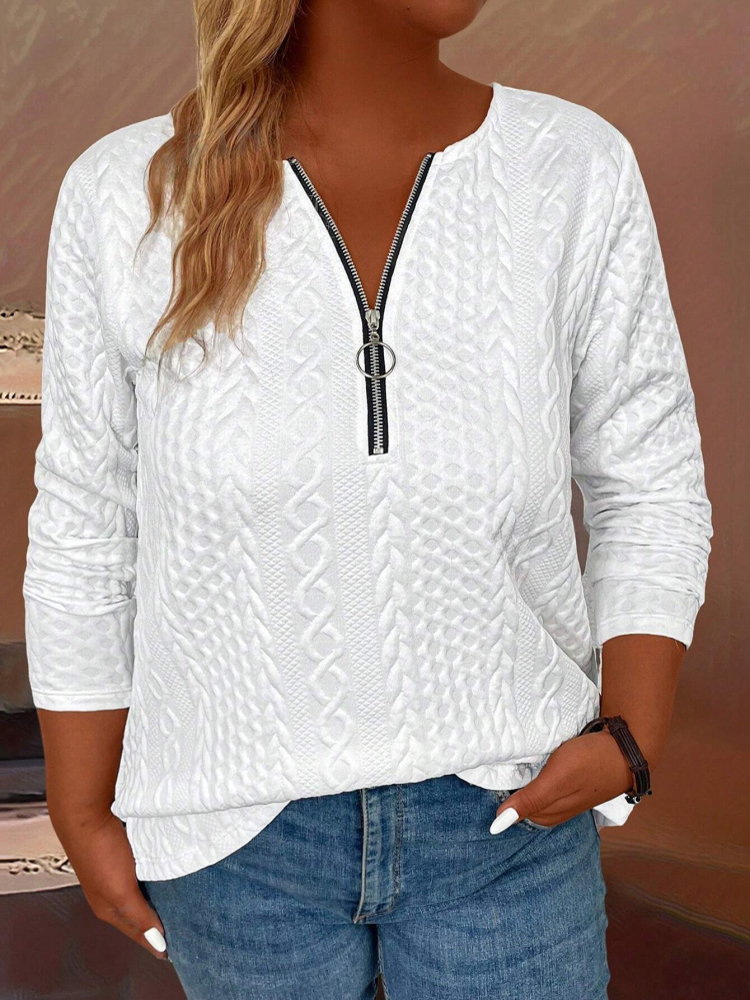 Winter Clothing Trends - Kaus wanita lengan panjang ukuran Plus,