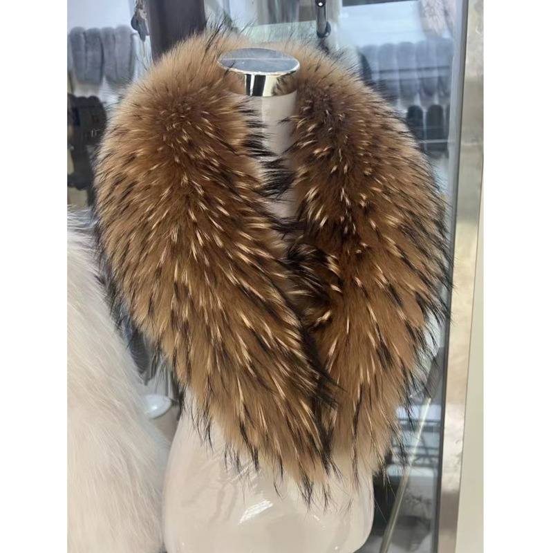 Winter Clothing Ideas - Kerah Bulu Rakun Wanita Musim Dingin