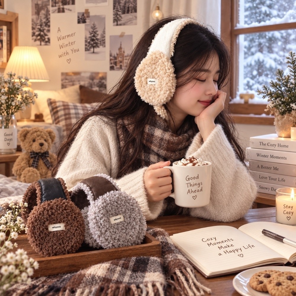 Penutup Telinga Berbahan Bulu  - Ear Muff Foldable ulasan dan harga