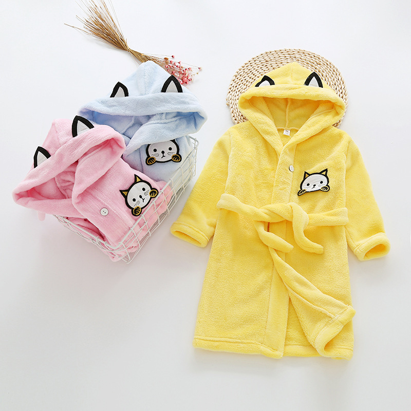 Jubah Kucing Kartun Anak-anak  - Winter Clothing Baby Boy ulasan dan harga