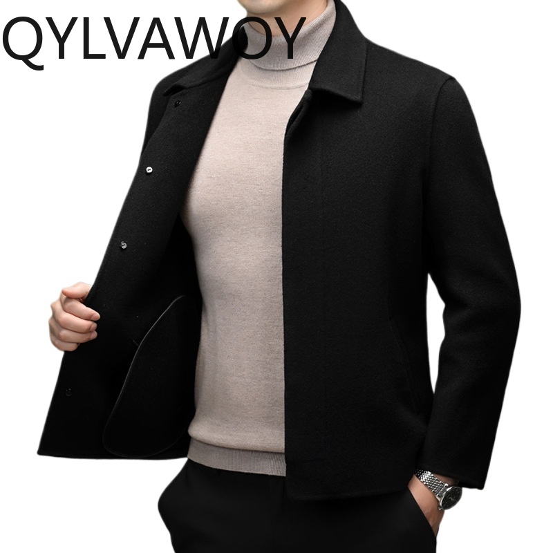 QYLVAWOY Mantel Wol 100% Berku - Quality Winter Clothing Jacket ulasan dan harga