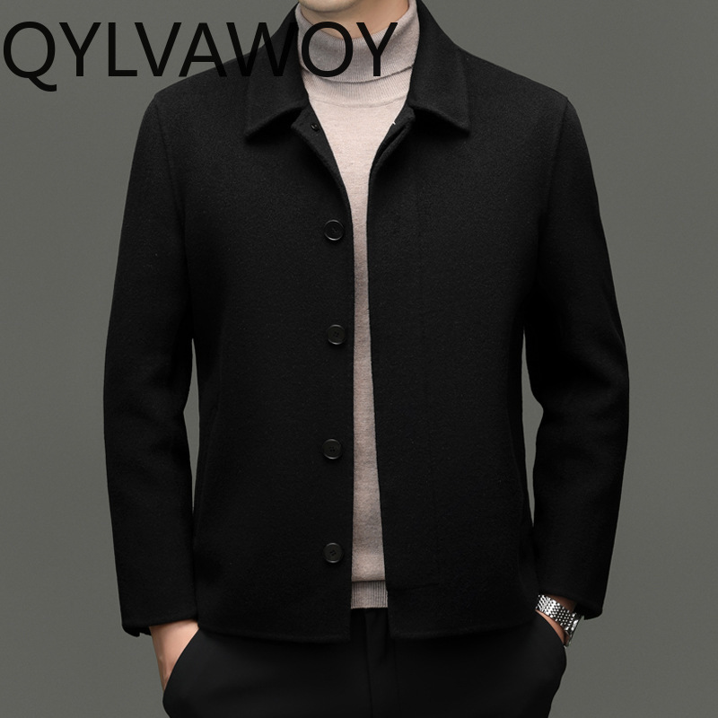 QYLVAWOY Mantel Wol 100% Berku - Quality Winter Clothing Jacket ulasan dan harga