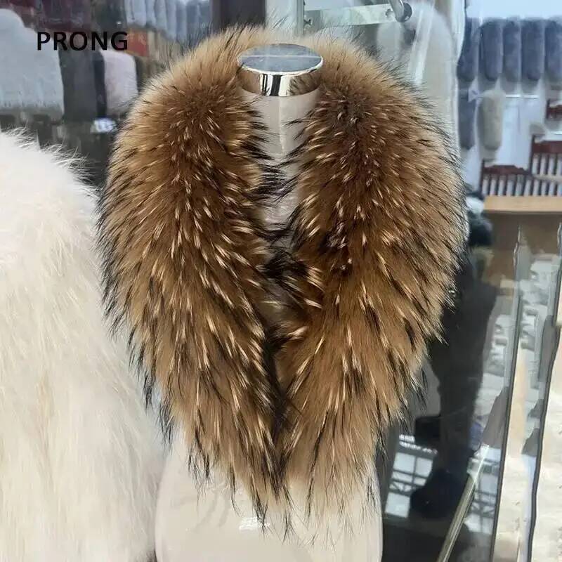 Syal bulu asli kerah bulu raku - Winter Clothing Ideas ulasan dan harga