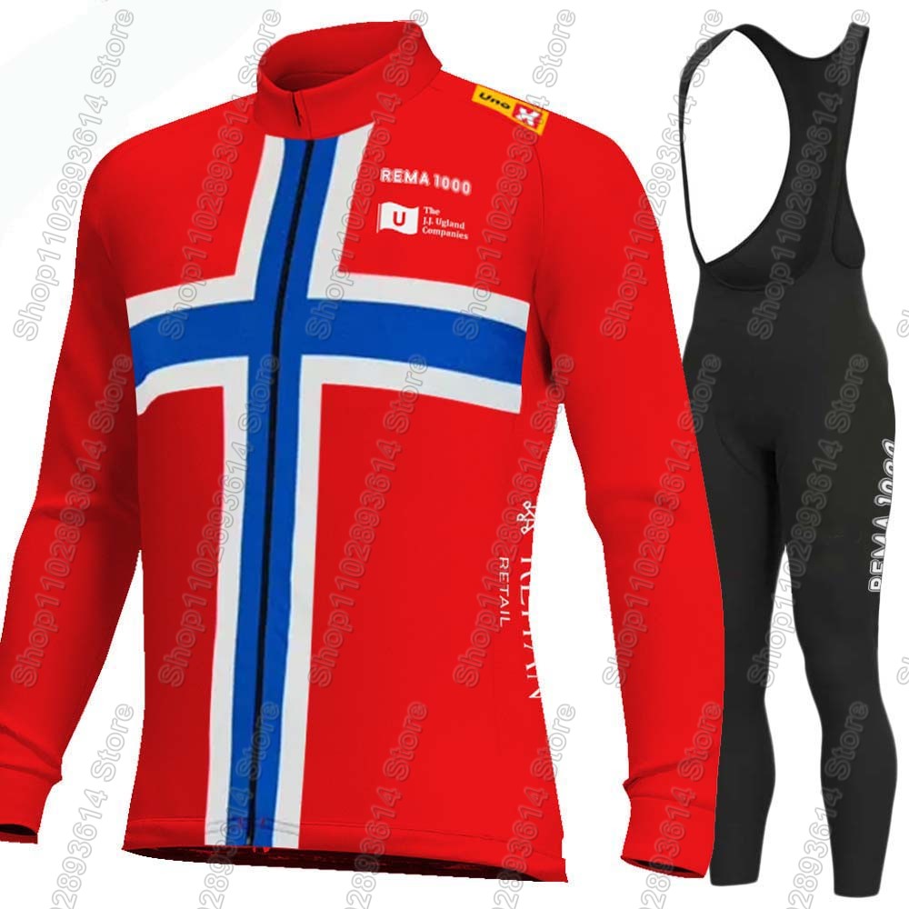 Set Jersey Bersepeda Tim UNO X - Winter Clothing Norway ulasan dan harga