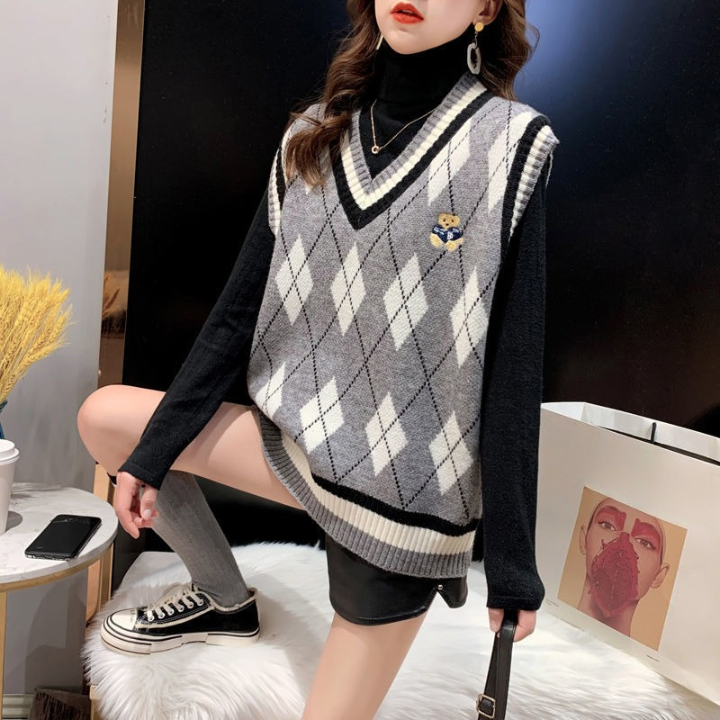 Rompi Rajut Merah untuk Wanita - Winter Clothing Trends ulasan dan harga