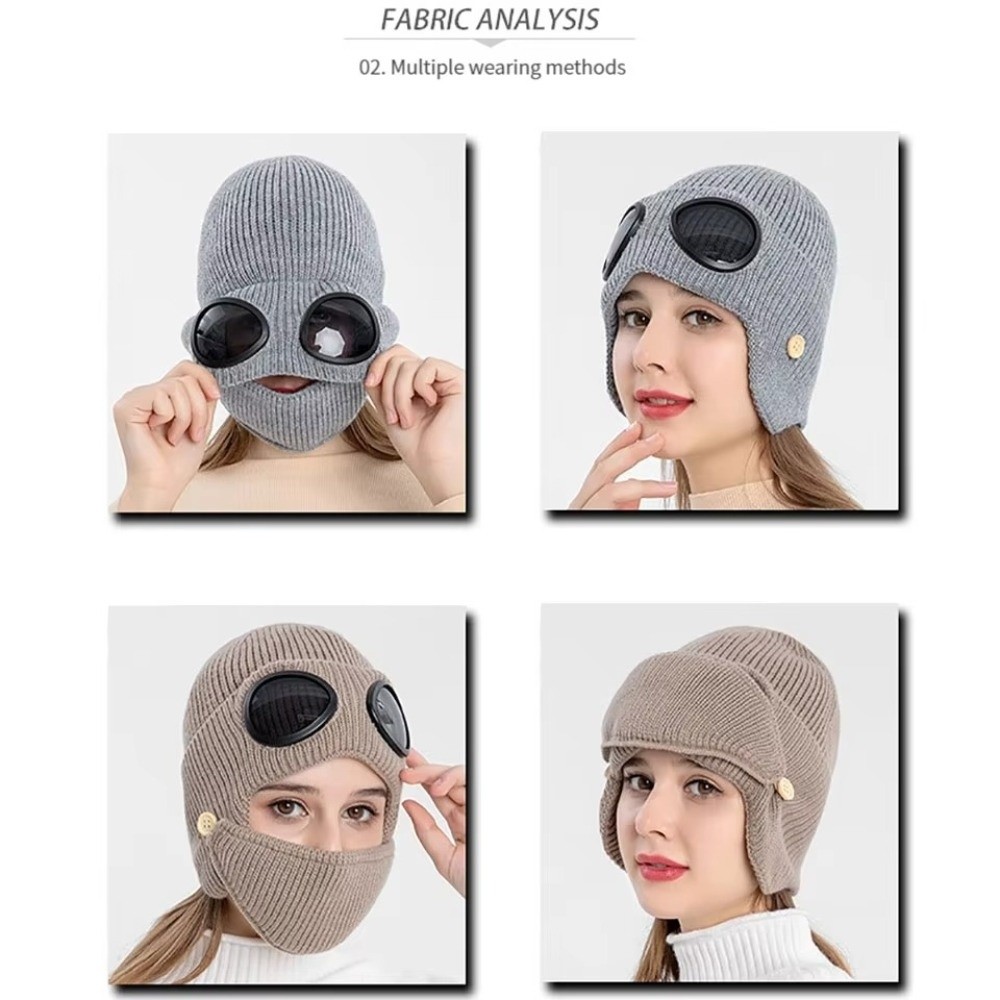 Topi Wol Hangat Berlapis Bulu  - Winter Clothing Earmuffs ulasan dan harga
