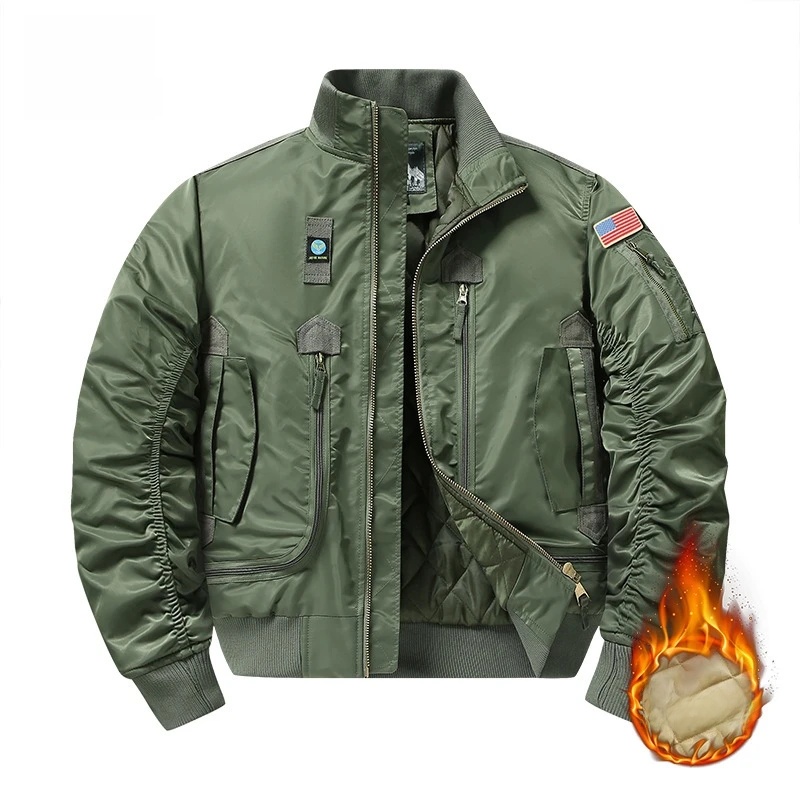 Jaket Bomber Pria MA1 Musim Di - Winter Clothing Taiwan ulasan dan harga
