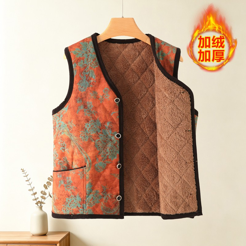 Rompi tanpa lengan berbulu den - Winter Clothing Ideas ulasan dan harga