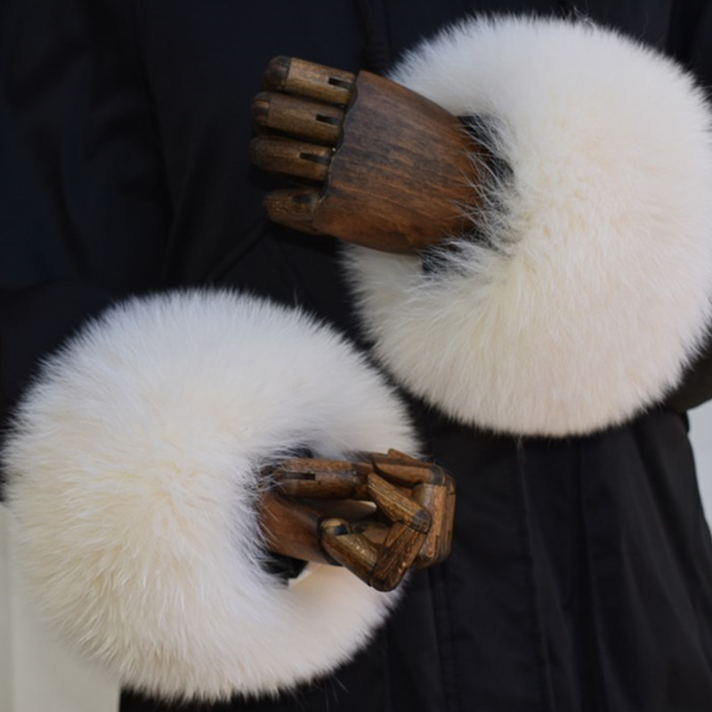 Manset bulu rubah untuk wanita - Winter Clothing Ideas ulasan dan harga