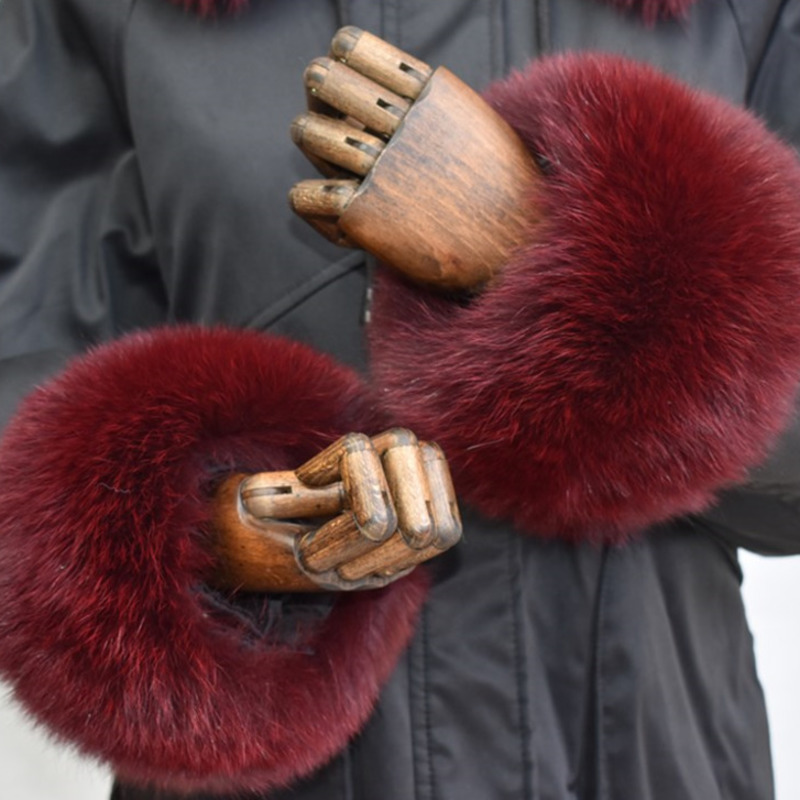 Manset bulu rubah untuk wanita - Winter Clothing Ideas ulasan dan harga