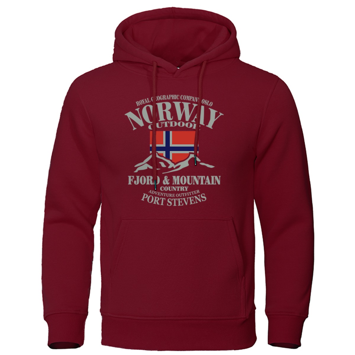 NORWAY Hoodie Fashion Cetak Be - Winter Clothing Norway ulasan dan harga