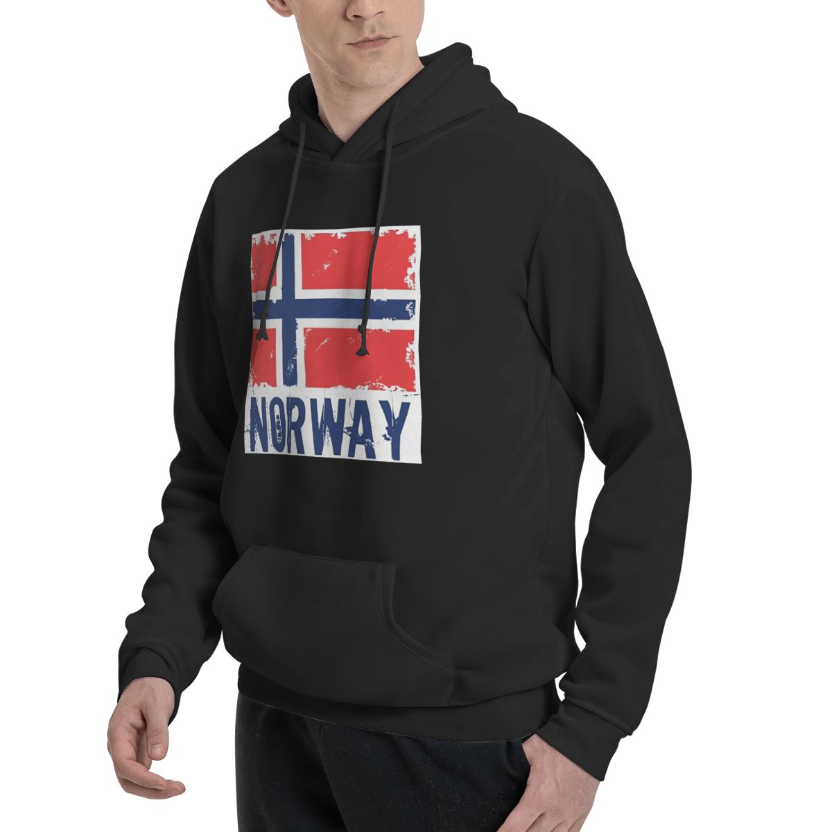 Jaket Hoodie dengan Motif Bend - Winter Clothing Norway ulasan dan harga