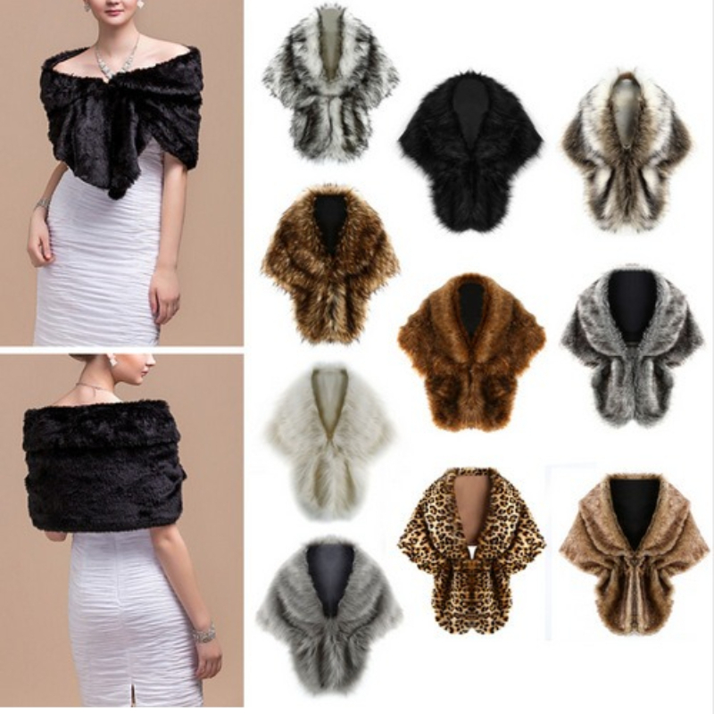 Selendang Bulu Imitasi Warna S - Winter Clothing Ideas ulasan dan harga