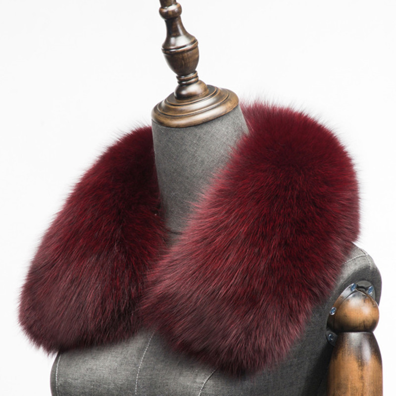 Syal Bulu Rubah Alami Musim Di - Winter Clothing Ideas ulasan dan harga