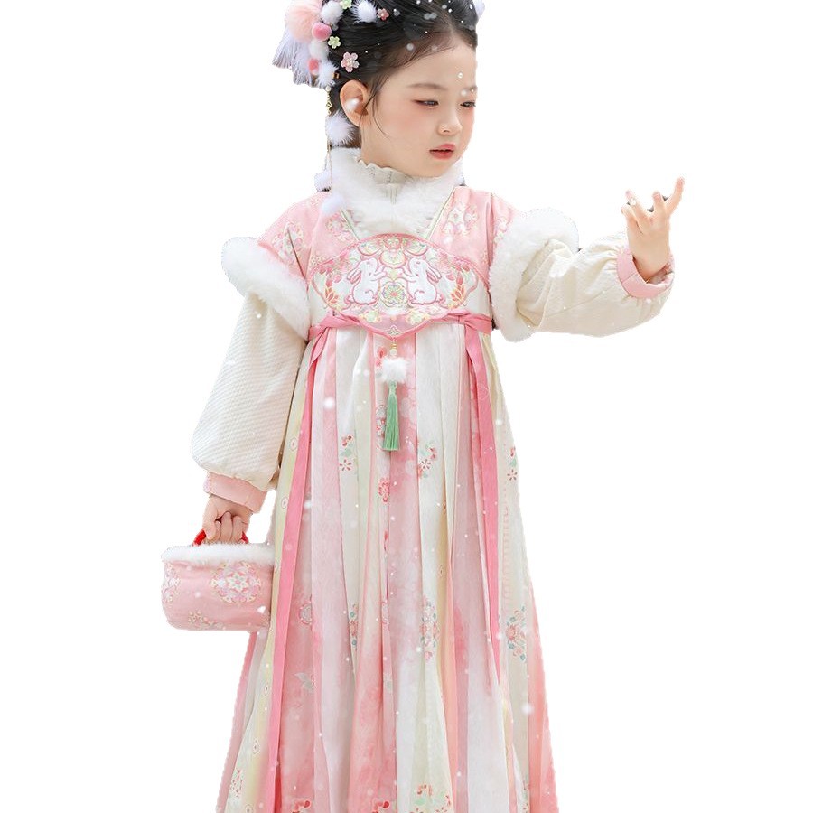 Gaun Hanfu Peri Anak Perempuan - Winter Clothing For Kids ulasan dan harga