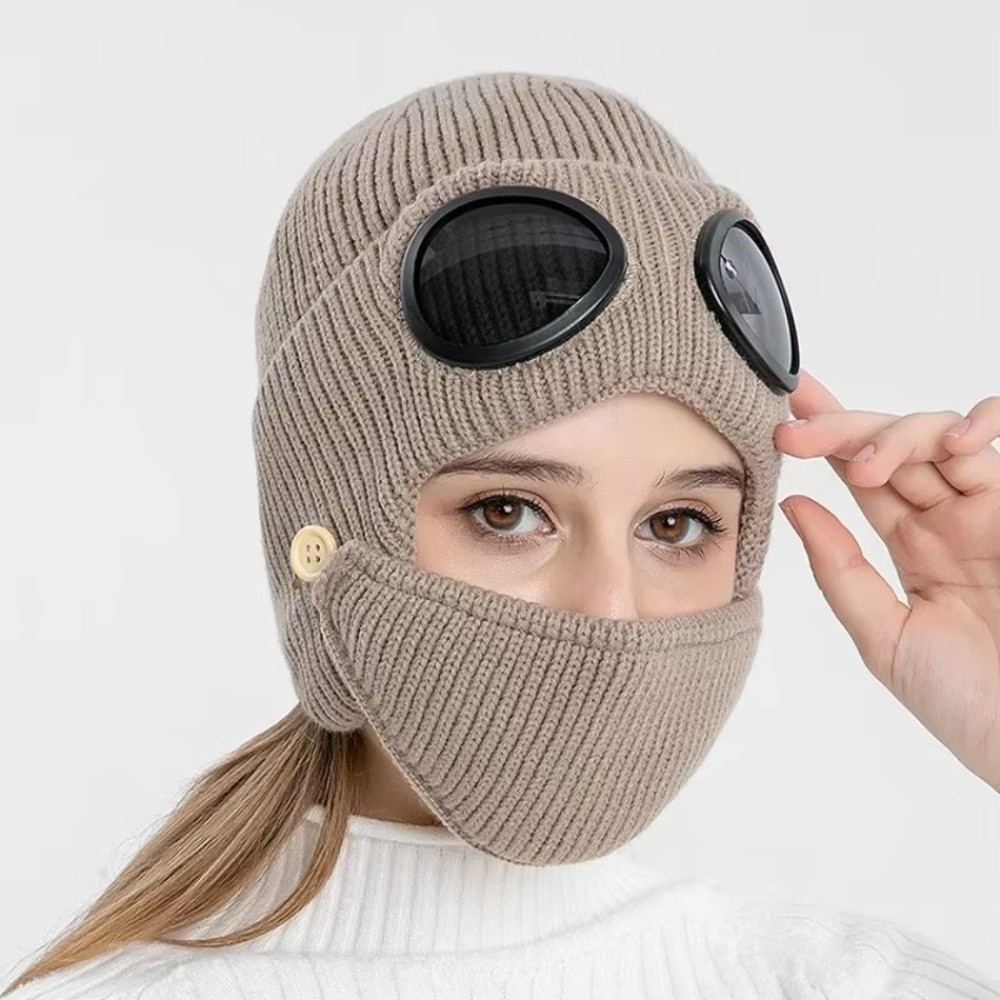 Topi Rajut Berlapis Bulu Hanga - Winter Clothing Earmuffs ulasan dan harga