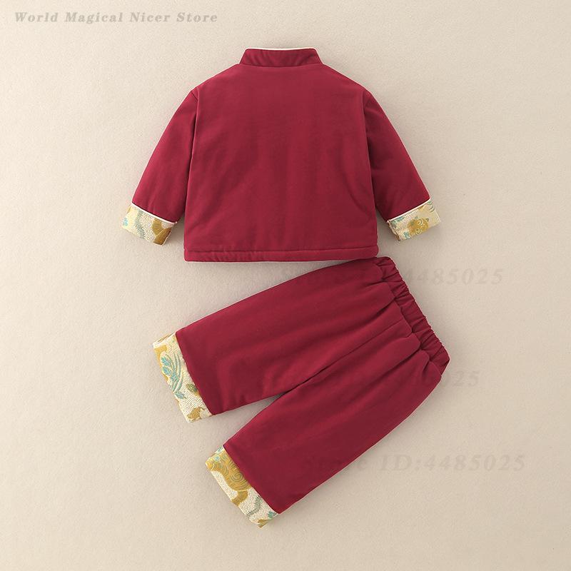 Pakaian Tradisional Cina Anak- - Winter Clothing Baby Boy ulasan dan harga