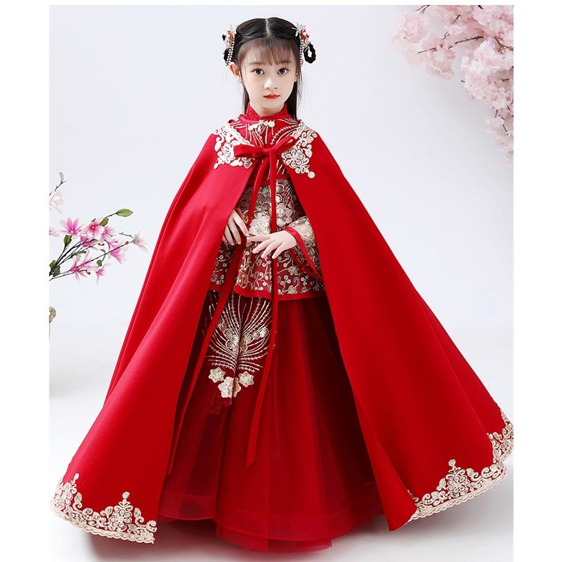 Kostum Hanfu Cheongsam Anak Pe - Winter Clothing For Kids ulasan dan harga
