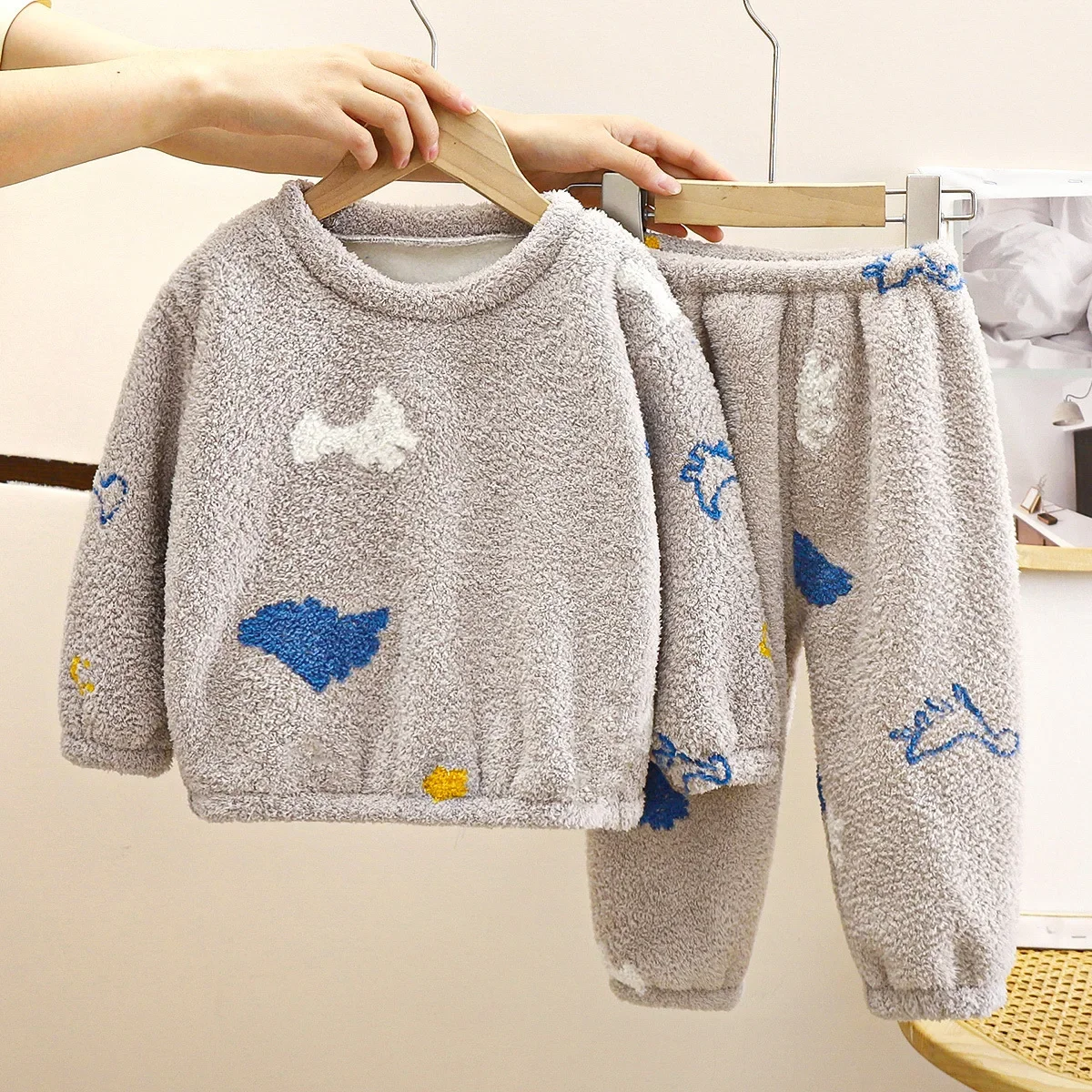 Piyama bulu domba hangat tebal - Winter Clothing Baby Boy ulasan dan harga