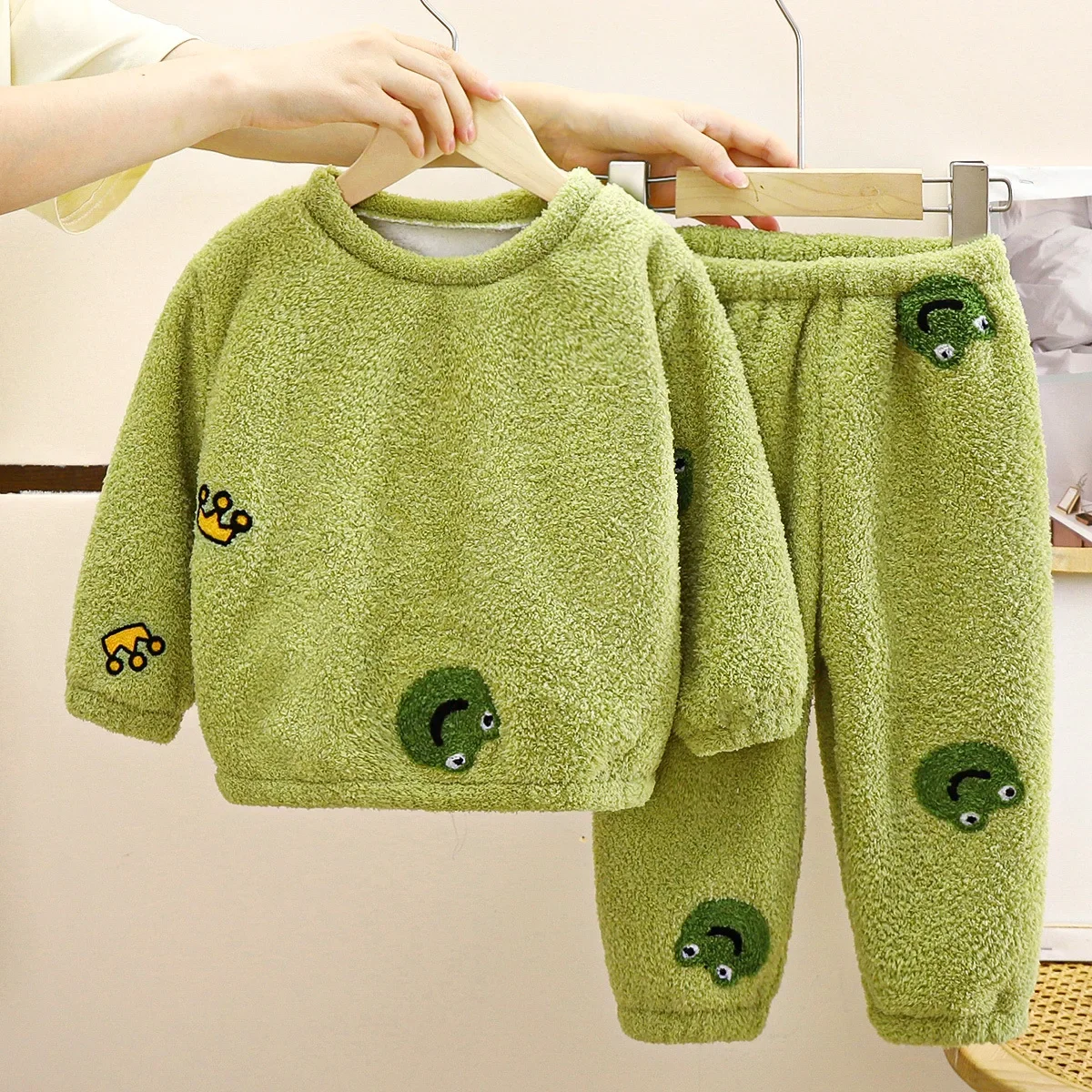 Piyama bulu domba hangat tebal - Winter Clothing Baby Boy ulasan dan harga
