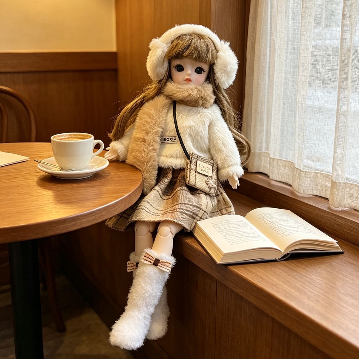 Pakaian Boneka Bjd Musim Dingi - Winter Clothing Earmuffs ulasan dan harga