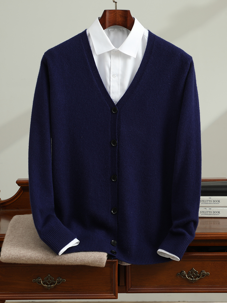 Sweter Kardigan Pria Kasmir Ka - Quality Winter Clothing Jacket ulasan dan harga