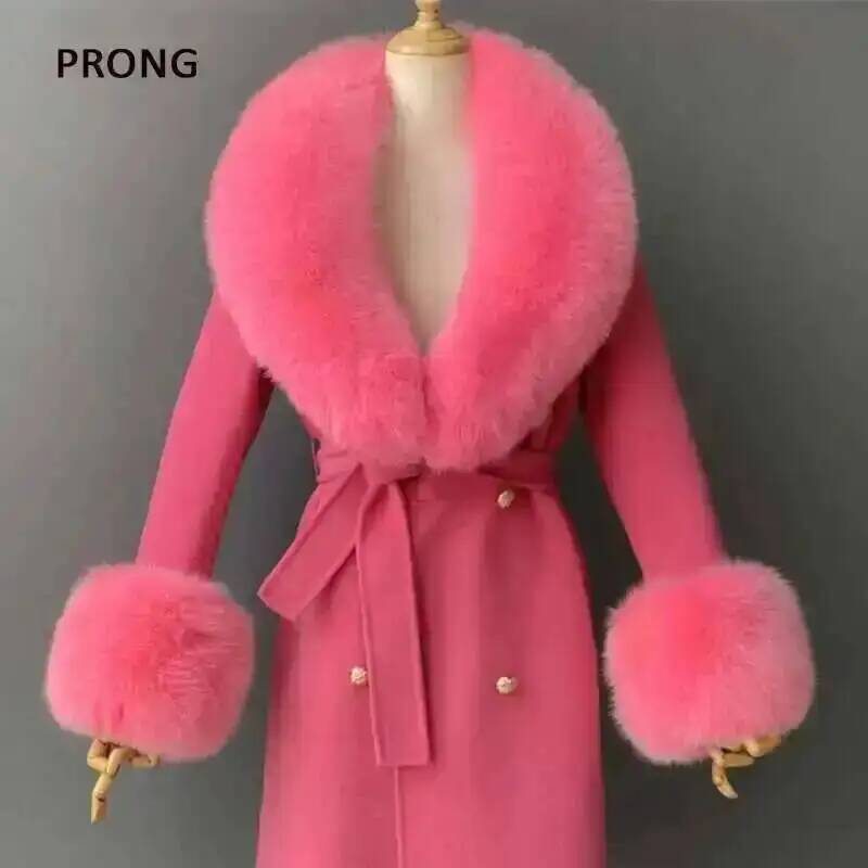 Kerah bulu asli dan Set manset - Winter Clothing Ideas ulasan dan harga