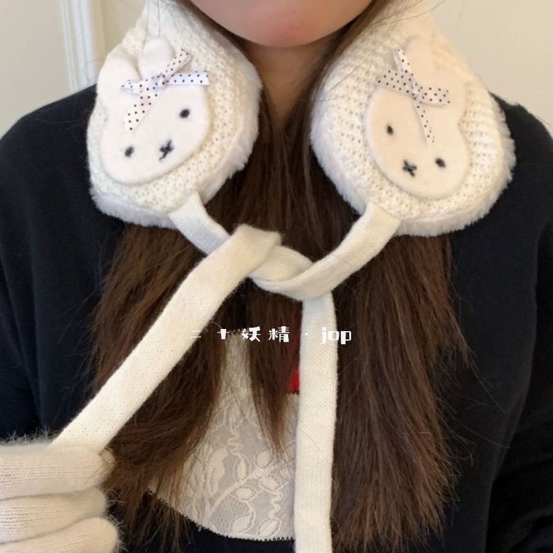 Penutup Telinga Rajut Miffy un - Winter Clothing Earmuffs ulasan dan harga