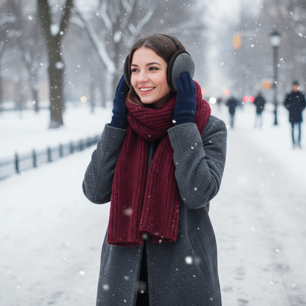 Penutup Telinga Pria Musim Din - Ear Muff Foldable ulasan dan harga