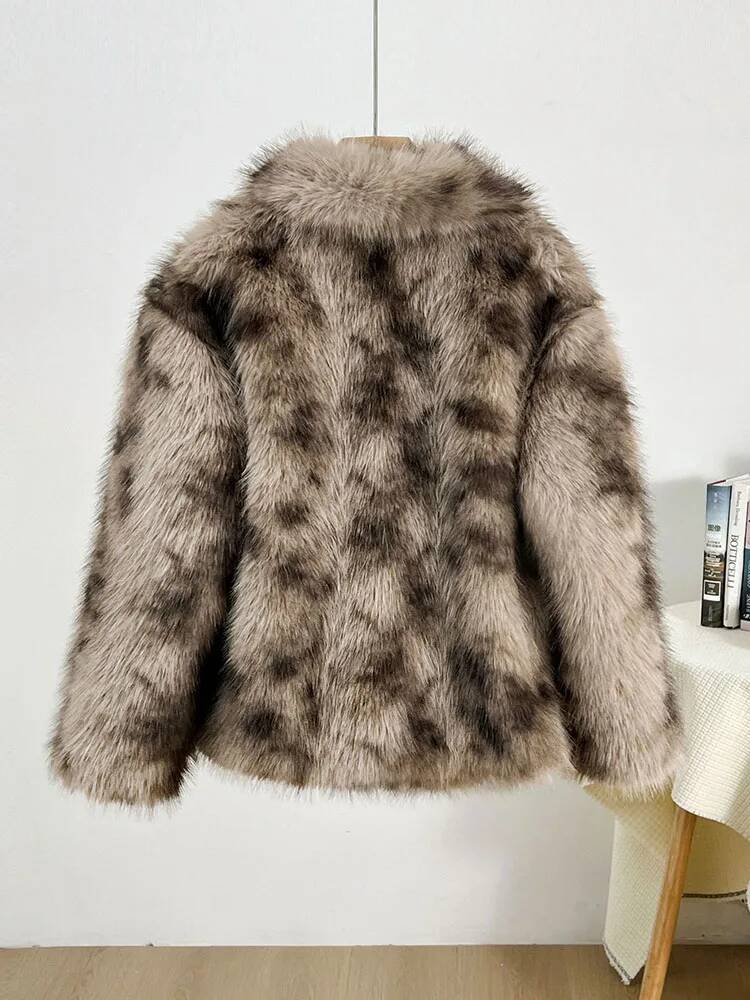 Jaket Bulu Imitasi Rubah Wanit - Winter Clothing Taiwan ulasan dan harga