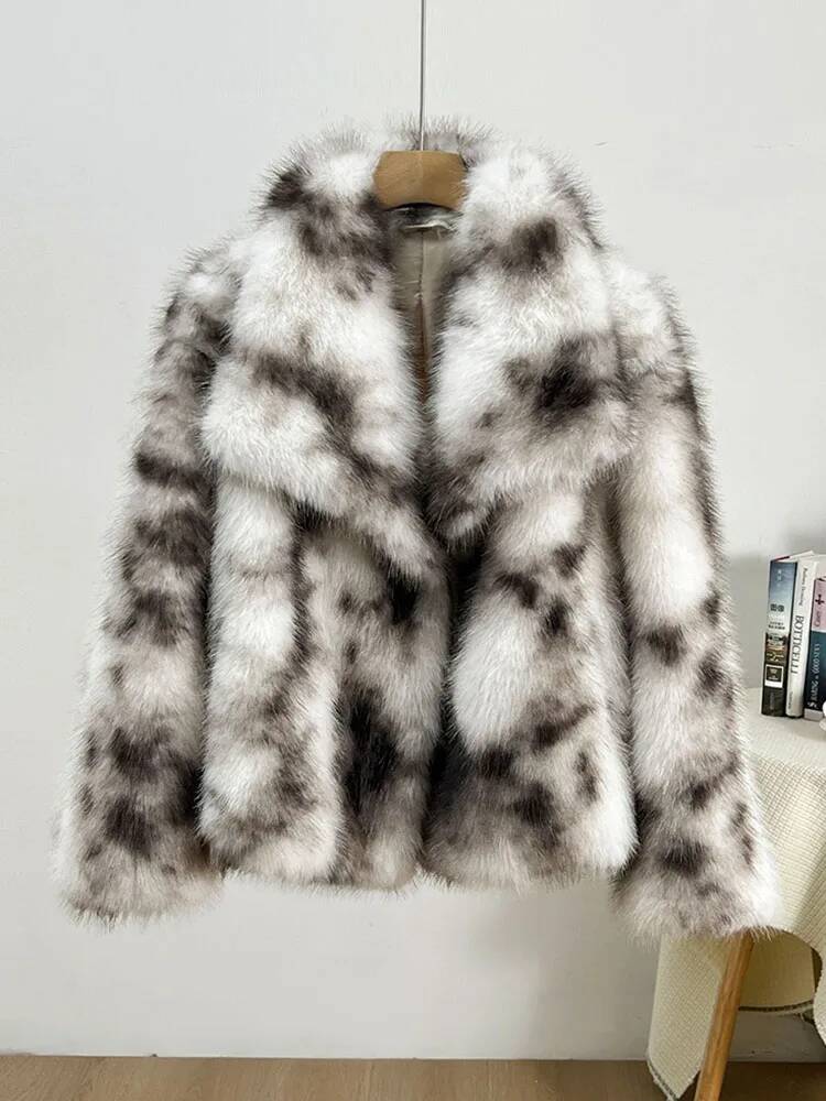 Jaket Bulu Imitasi Rubah Wanit - Winter Clothing Taiwan ulasan dan harga