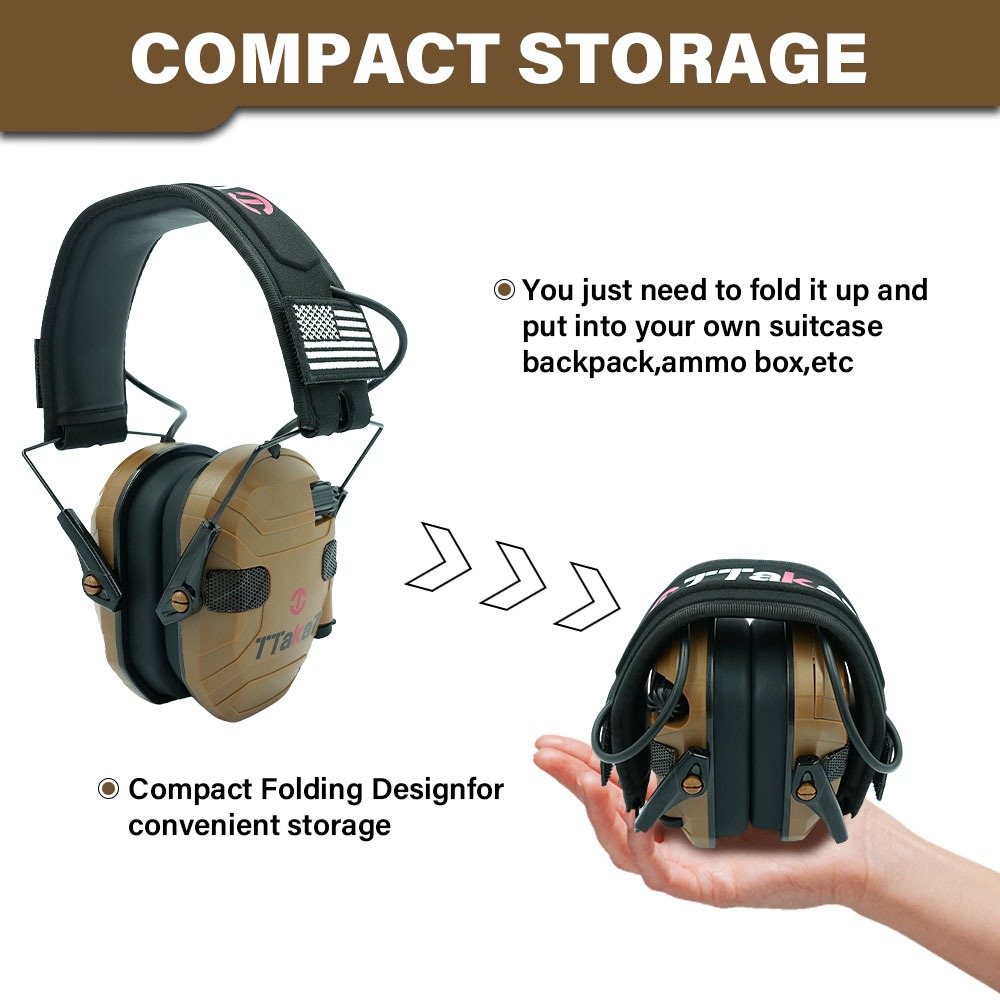 Earmuff Elektronik Lipat W1/W3 - Ear Muff Foldable ulasan dan harga