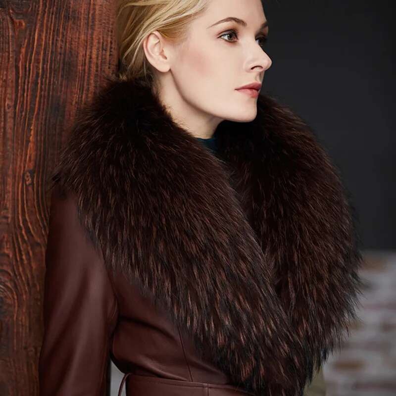 Kerah Bulu Rakun Wanita Musim  - Winter Clothing Ideas ulasan dan harga